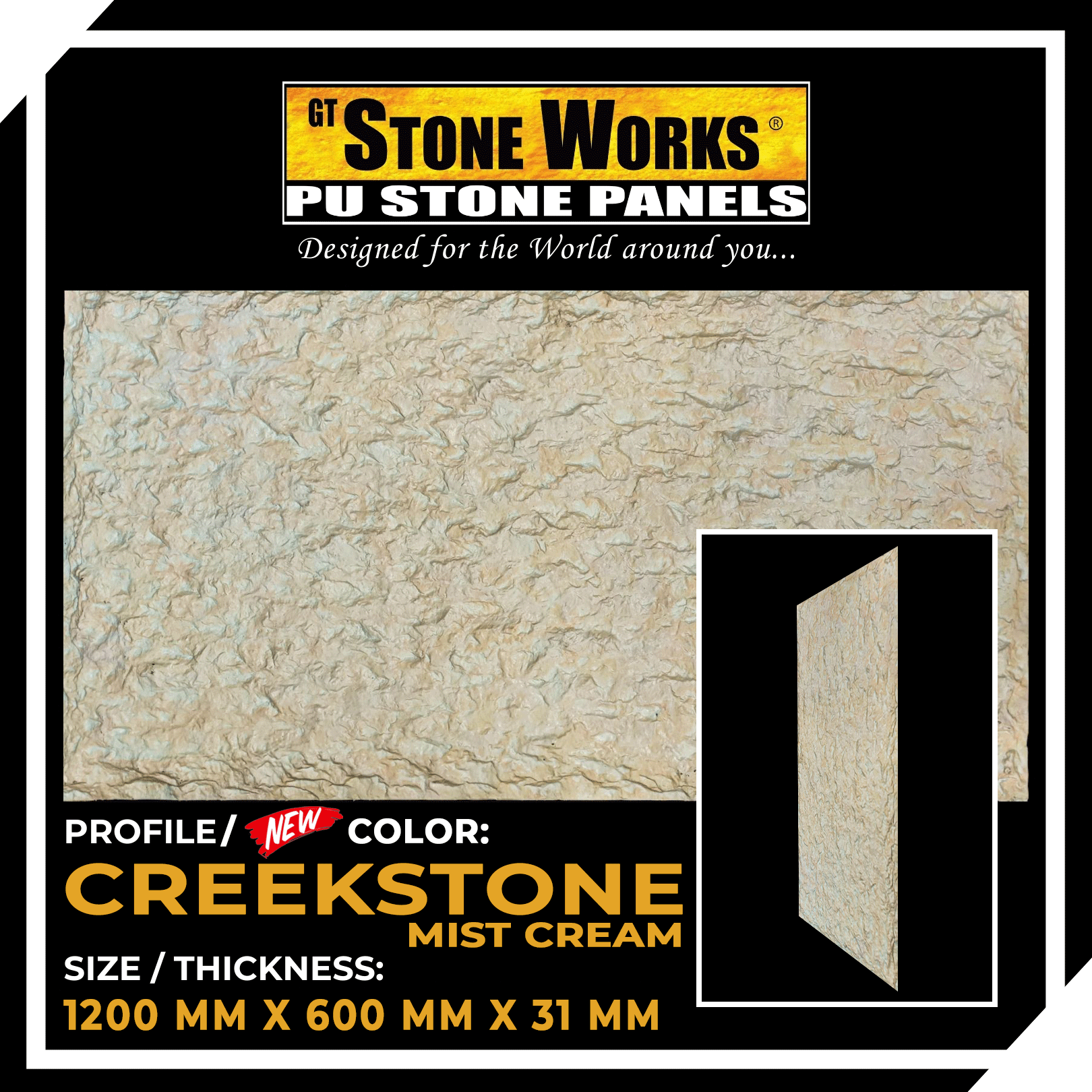 CREEKSTONE - MIST CREAM
