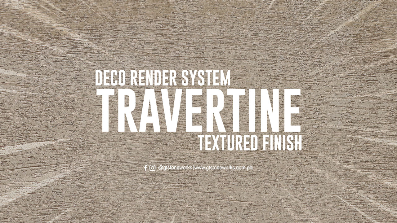 DECO RENDER SYSTEM - Travertine